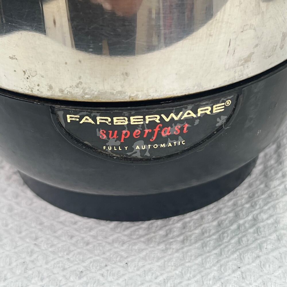 Vintage Farberware 134B Superfast 2-4 Cup Electric Coffee Percolator Tested USA - Picture 2 of 9